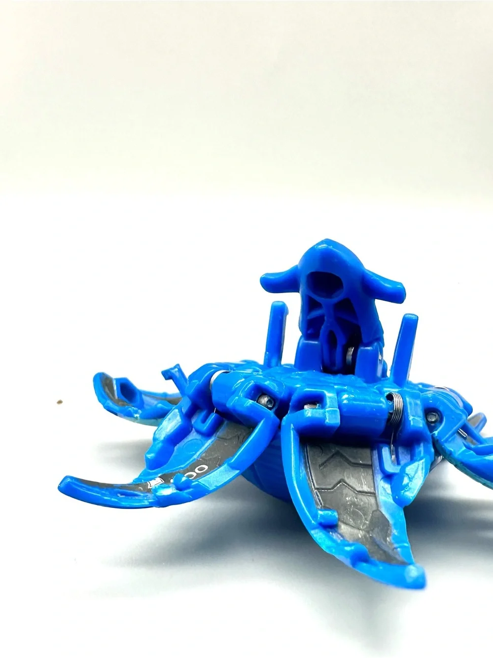 Bakugan Aquos Preyas II Angelo Diablo 300G Blue Transforming Figure Toy
